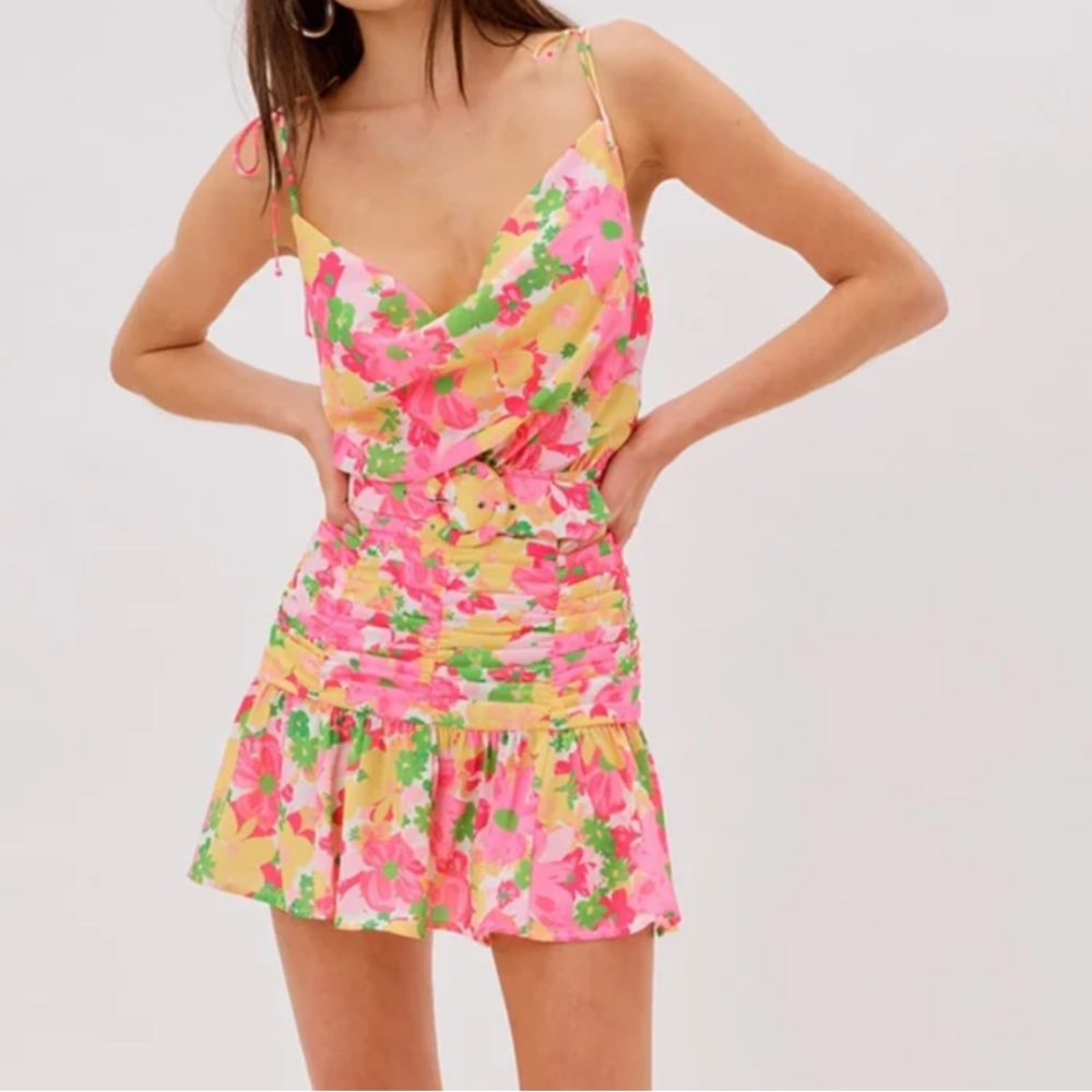 For Love and Lemons Miranda Mini floral dress - Picture 12 of 13